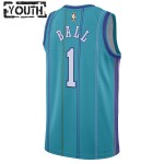 Maillot NBA Charlotte Hornets LaMelo Ball Jordan 2023-24 Classic Edition Teal Swingman - Enfant